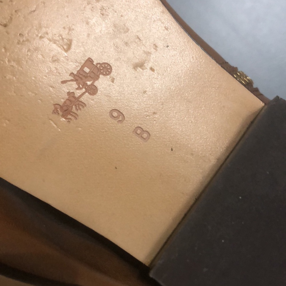 Coach Brown Over the Knee Boots - Picture 13 of 16